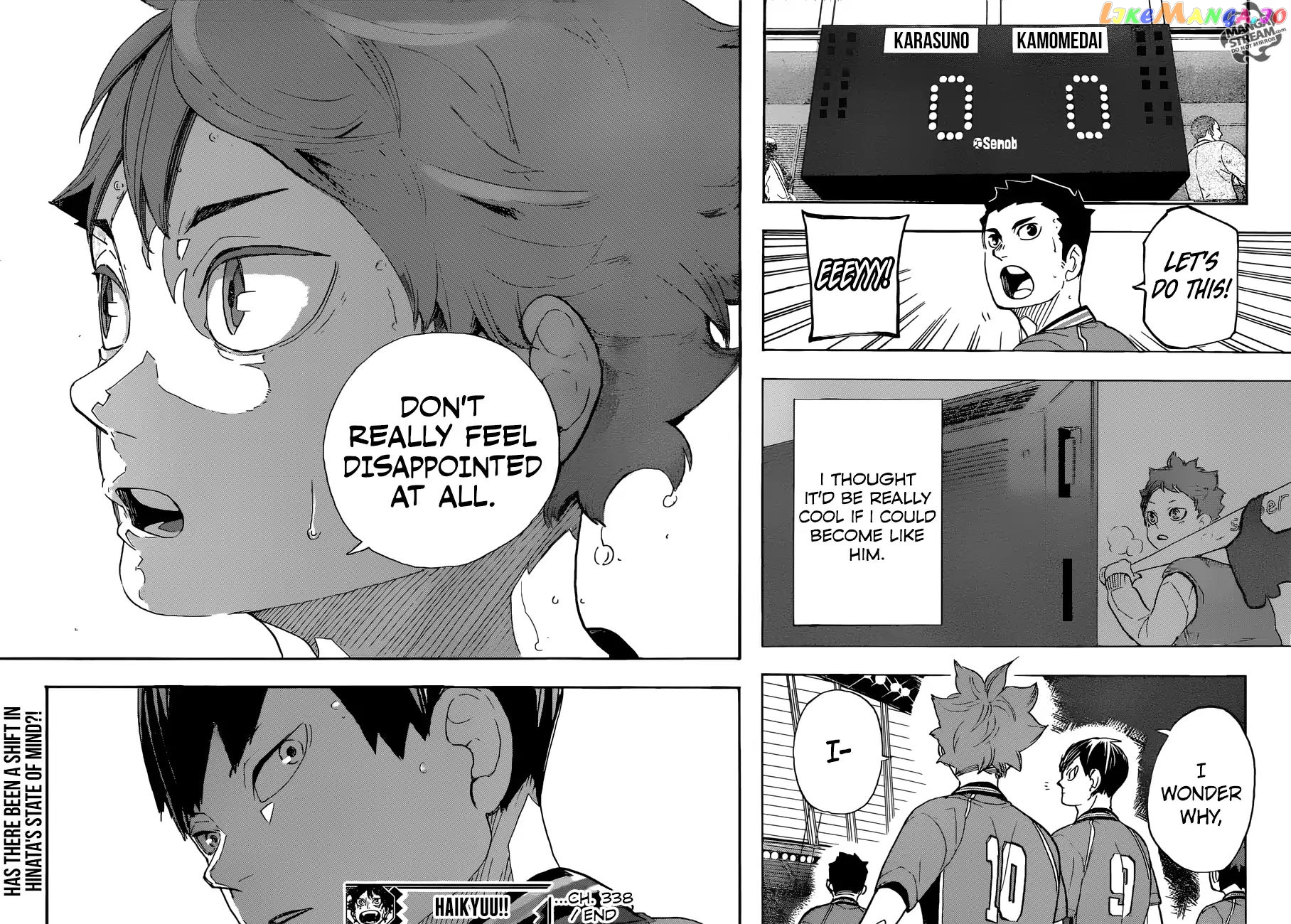 Haikyuu!!, Chapter 338 image 19